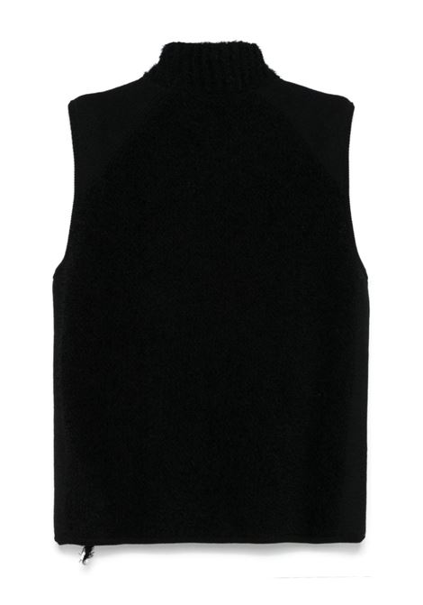 Gilet con effetto spazzolato in nero Comme des garcons homme - uomo COMME DES GARCONS HOMME | HNN0061